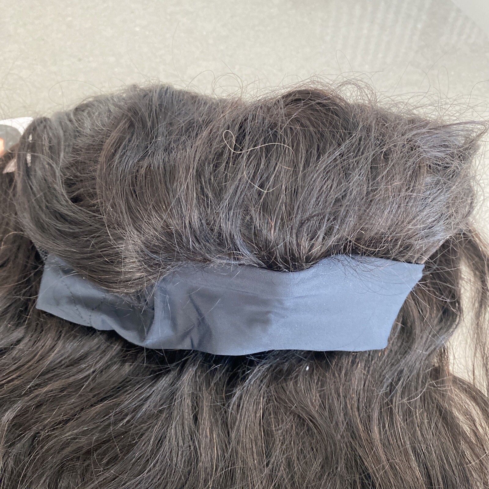 18” 100% High Quality Human Hair Headband Wig Straight | New READ DESC