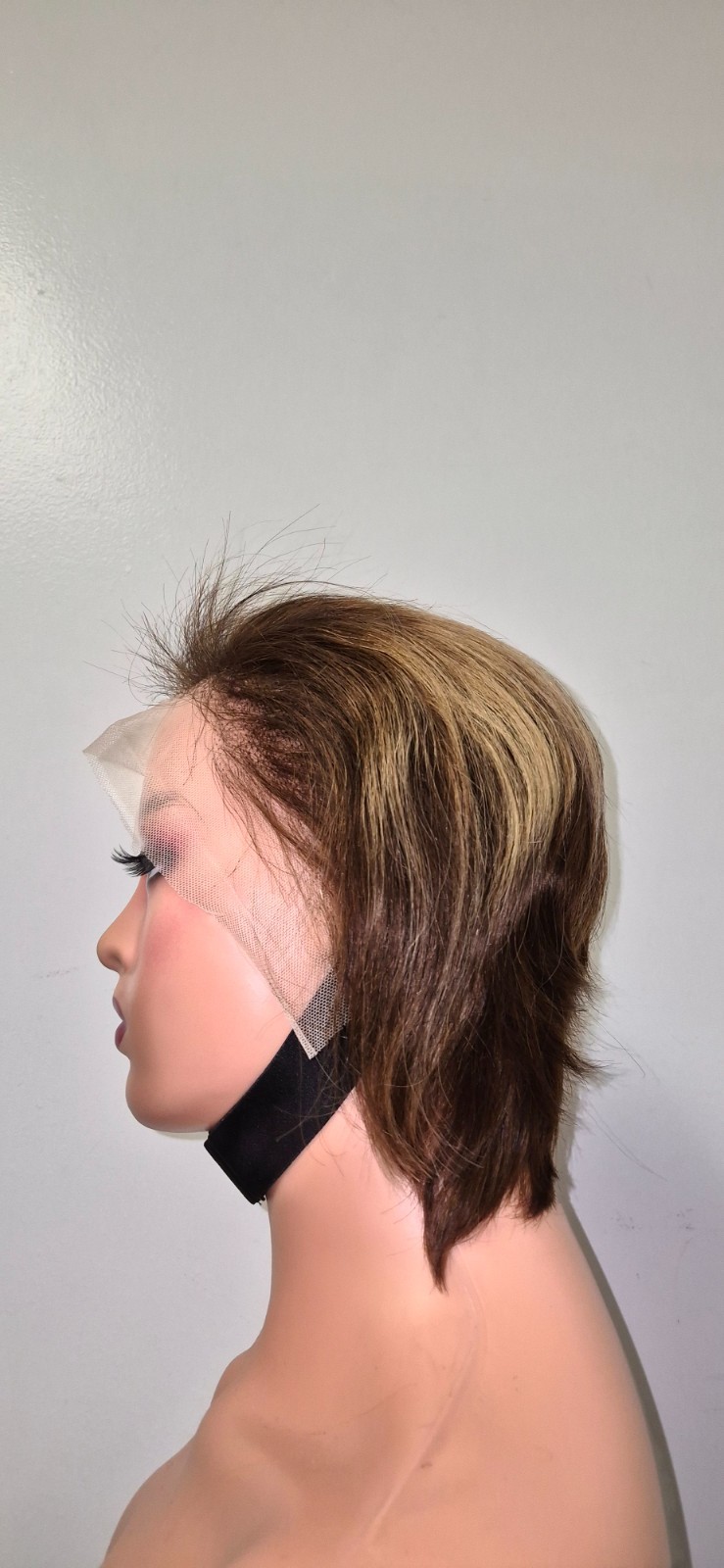 Short Blonde & Brown Wig