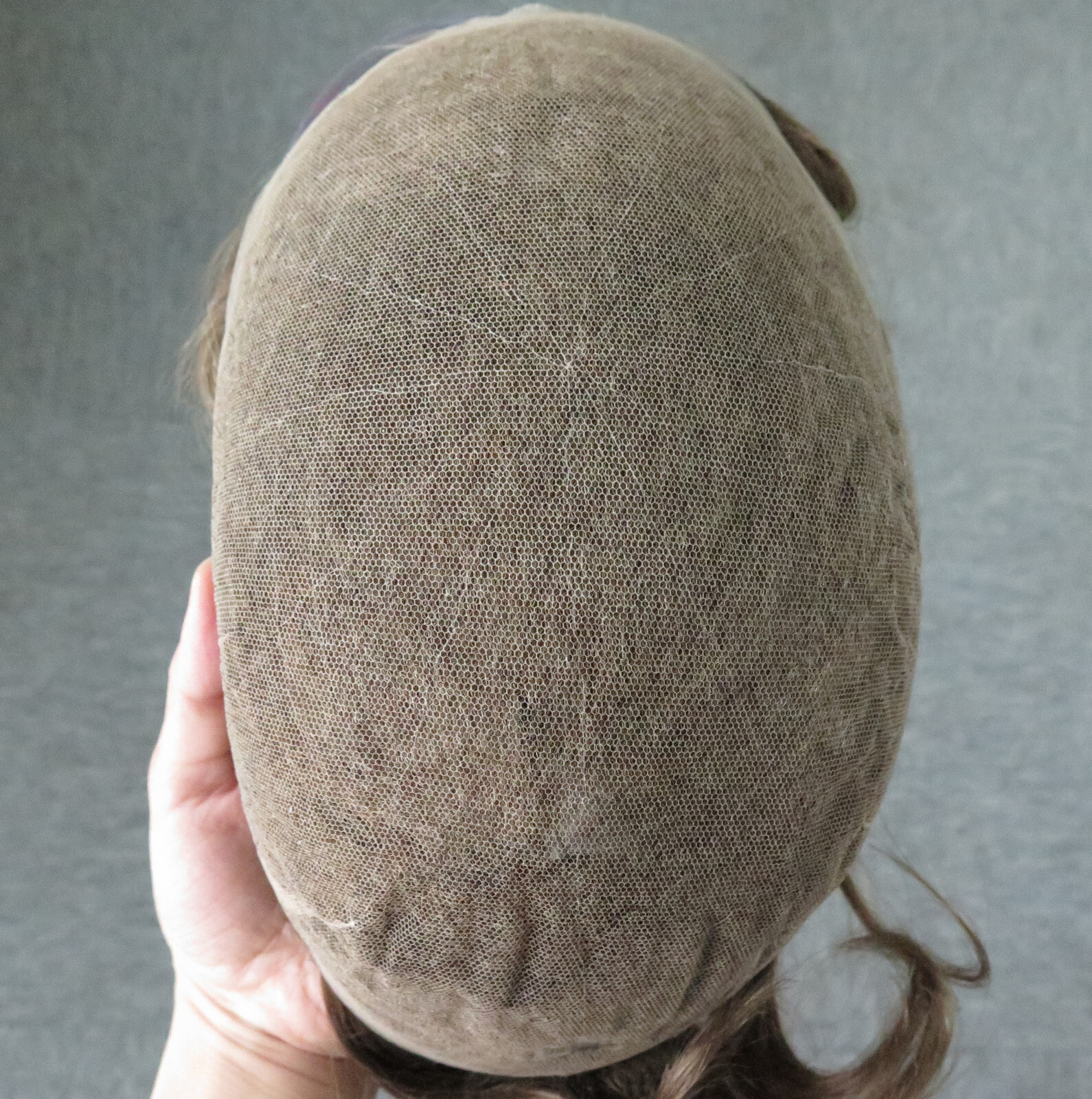 Mens Toupee Swiss Lace Remy Human Hair Systems Medium Blonde Hairpieces #18