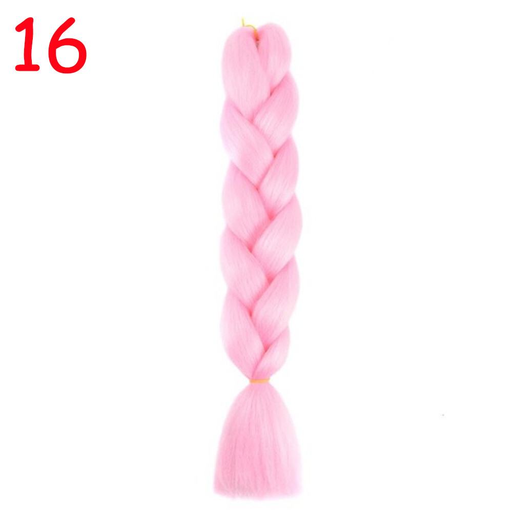 Jumbo Braiding Hair Synthetic Ombre Kanekalon Braids 24” Crochet Extensions