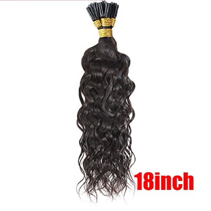 Water Wave I Tip Human Hair Extension Loose Wave Brazilian Stick I Tip Hair 100g