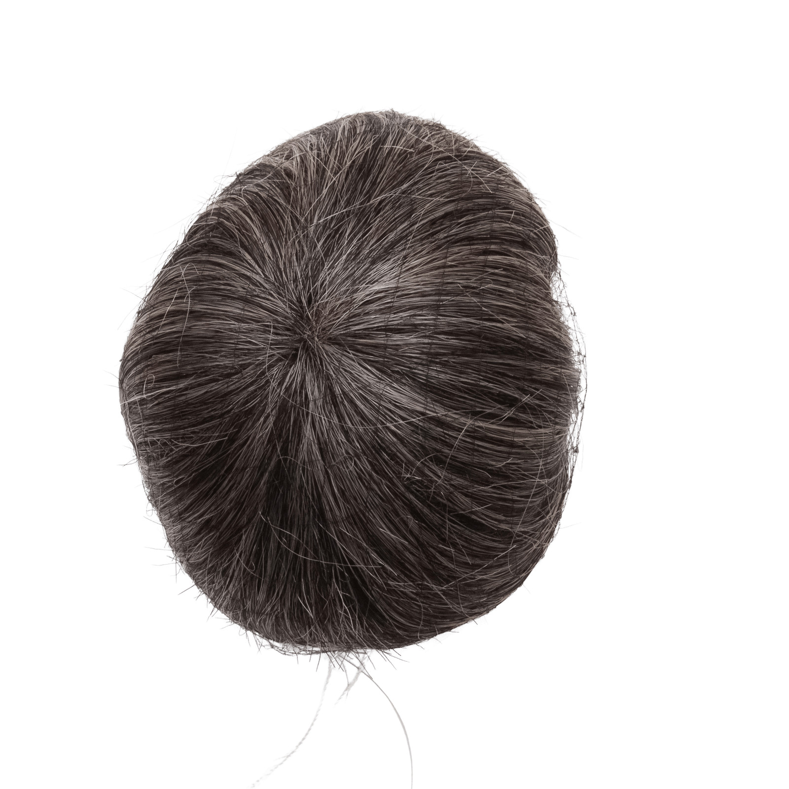 Genuine Secret Volume Hair Topper By Daisy Fuentes Color 6302200 Dark Grey