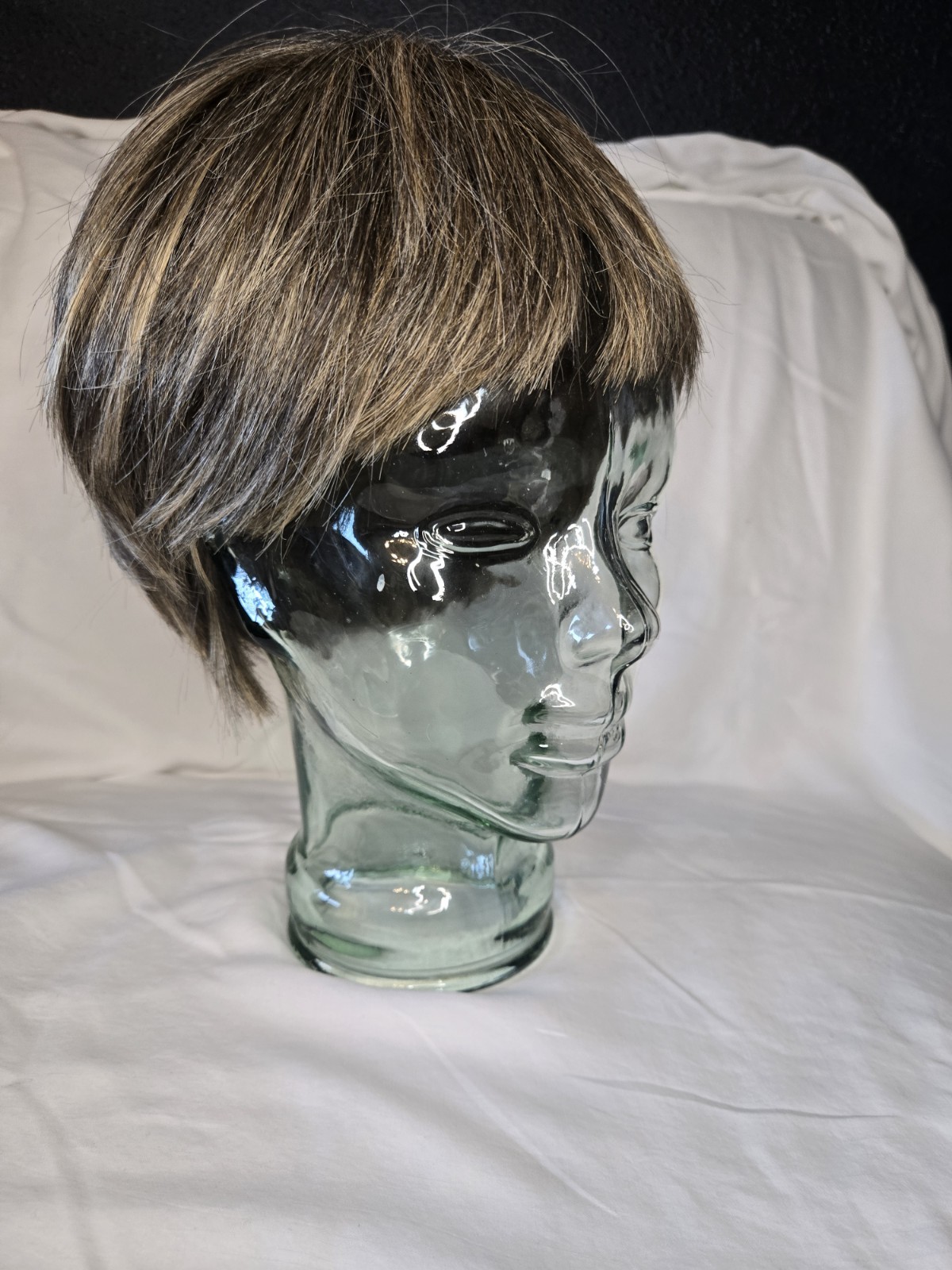 Weft Lace Top Wig Hairpiece Small/medium Adjustable Acrylic Highlights