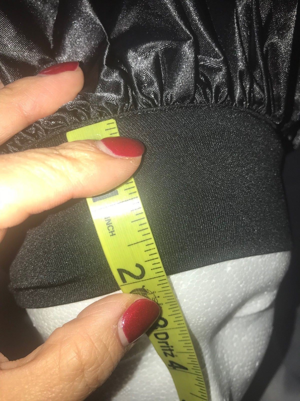 QFITT DUAL SIDED FABRIC SILKY & CONDITIONING SLEEP CAP #8001 BLACK JUMBO