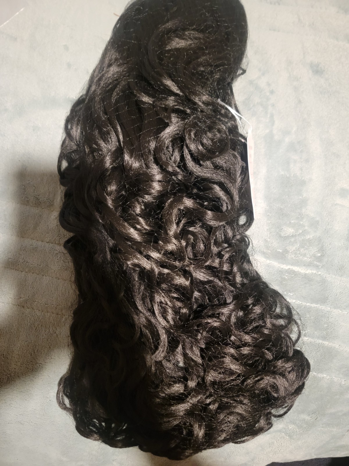 Synthetic V Part Wig Long Curly Black Yaki Half Wigs 26 Inch Curly Natural Black