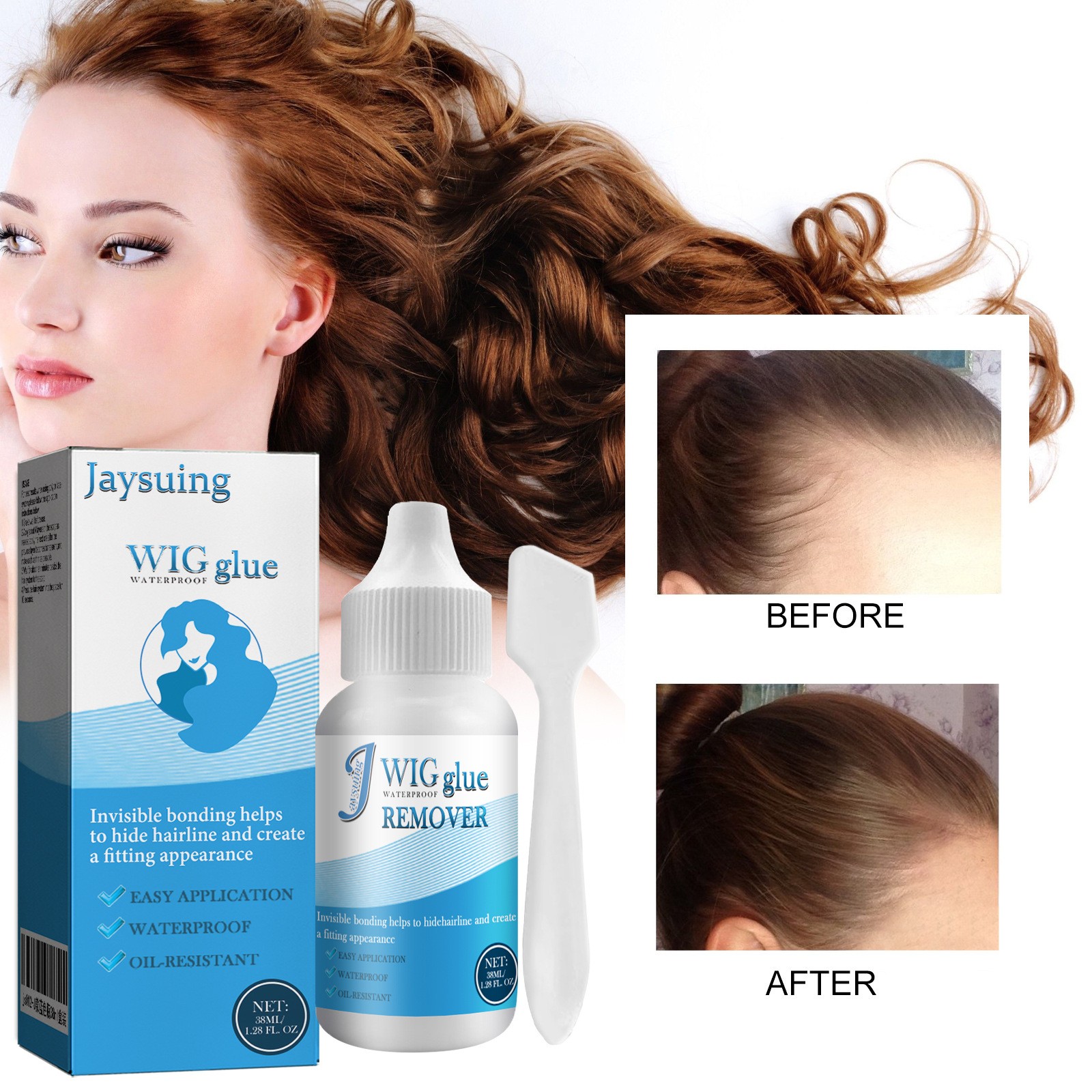 Invisible Wig Glue for Lace Wigs Powerful Adhesive and Skin Friendly