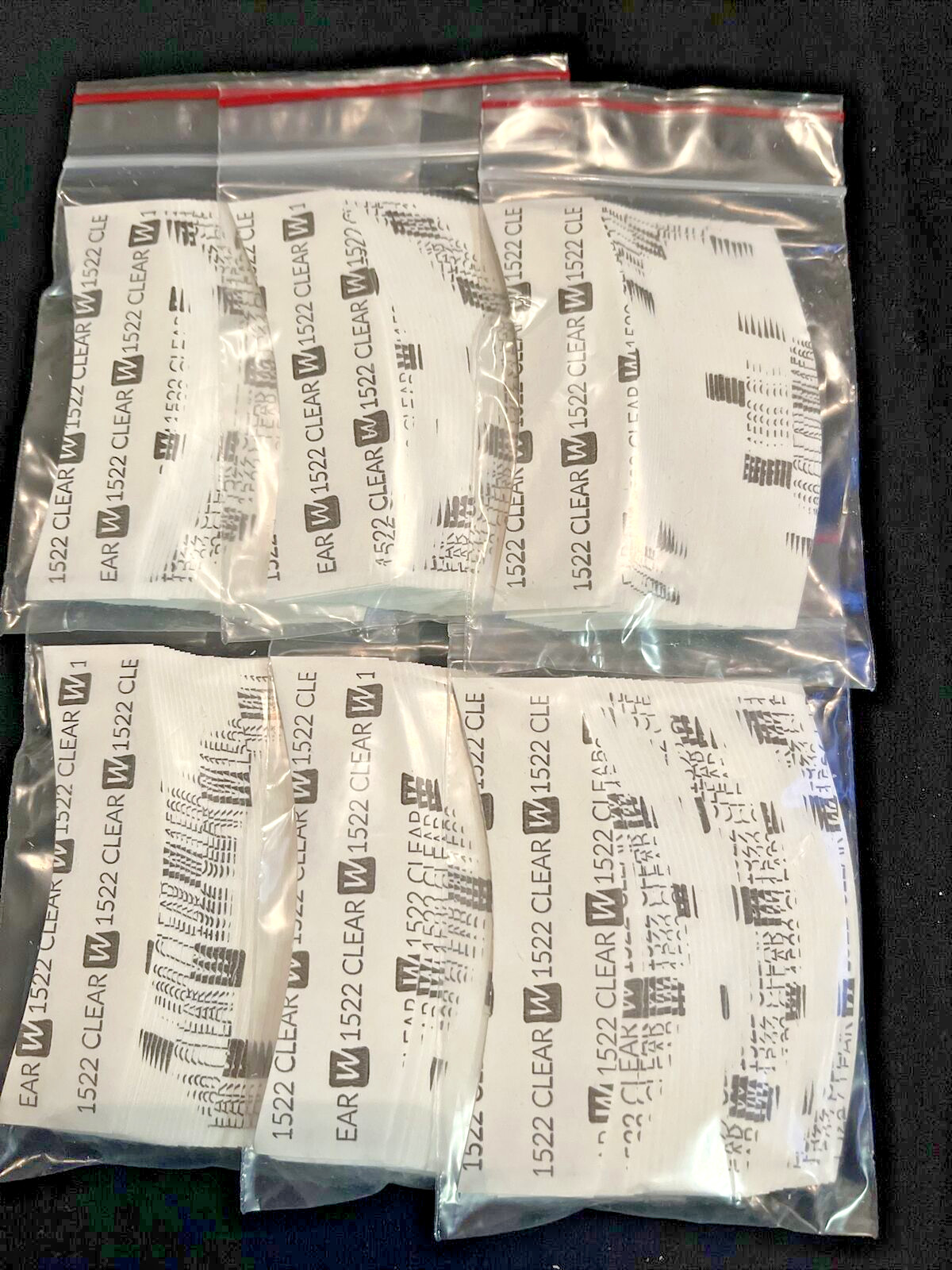 Walker 3M 1522 -C Contour -216 Pc 6-Packs -Hairpiece Tape .Poly Wig System .NEW