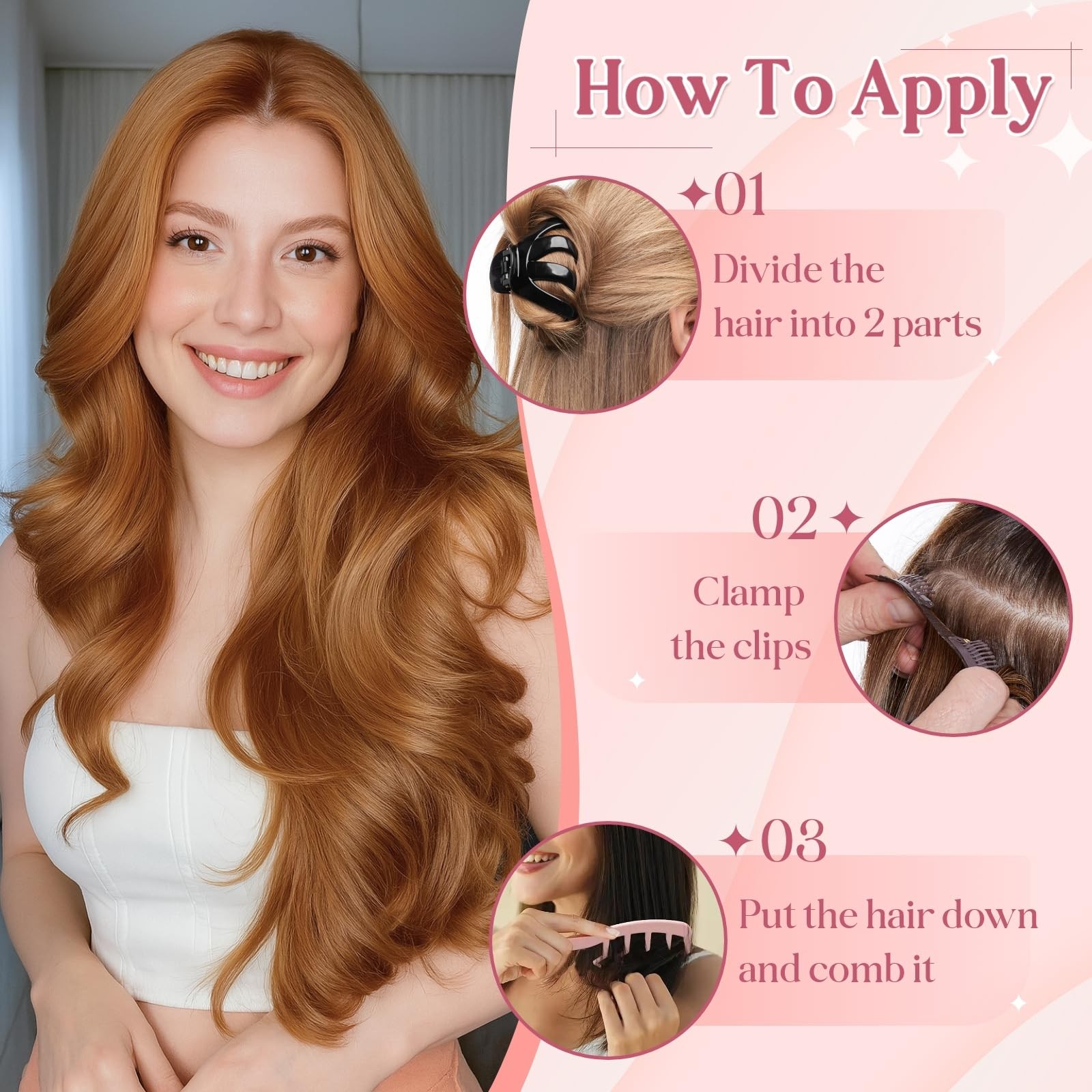 Segohair Clip In Hair Extensions For Women One Piece 5 Clips Real Human Remy