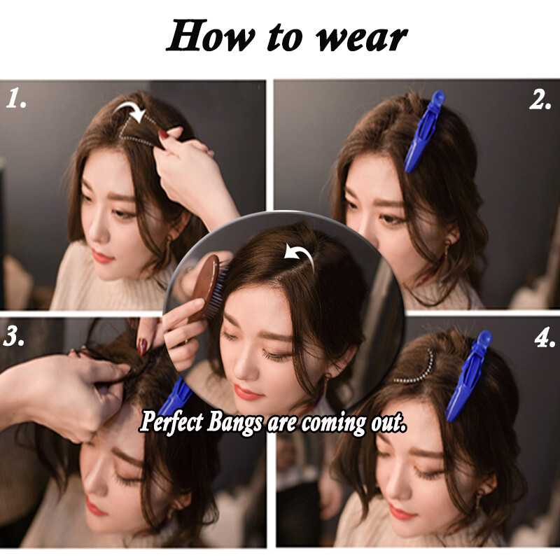 Thick Hair Pad Clip In Topper Base Remy Human Hair Extensions Short Hairpiece US