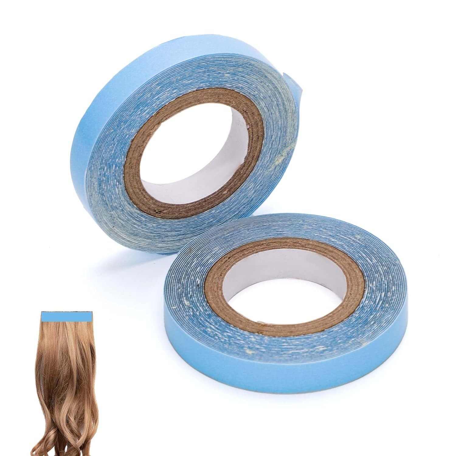 Hair Extension Tape 2 Rolls 9.84 Feet Double Sided Wig Tape Tabs PU Adhesive