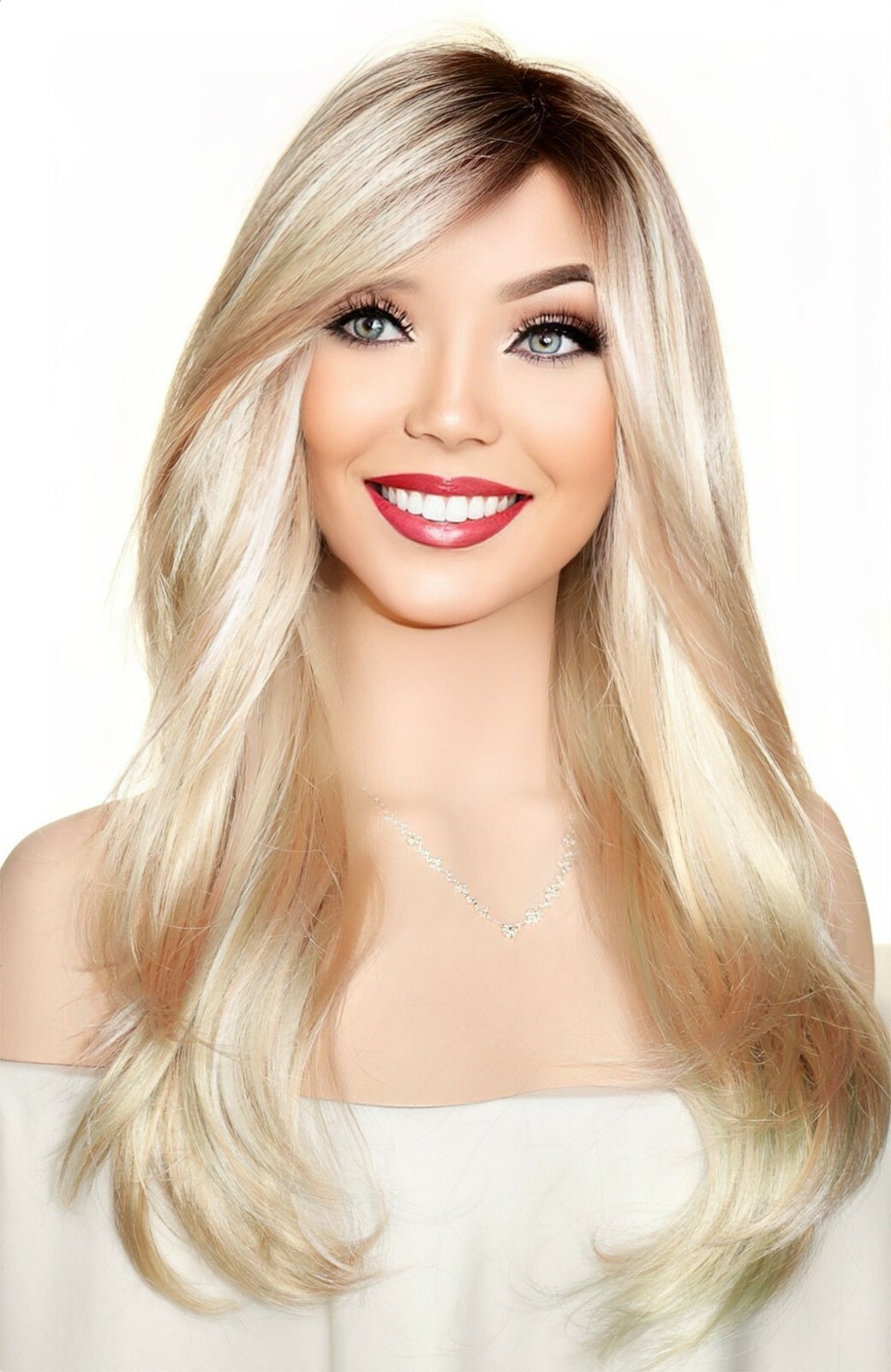 Lennox | Rene of Paris Wigs | Lace Front | Lace part | Long | Pastel Rainbow R
