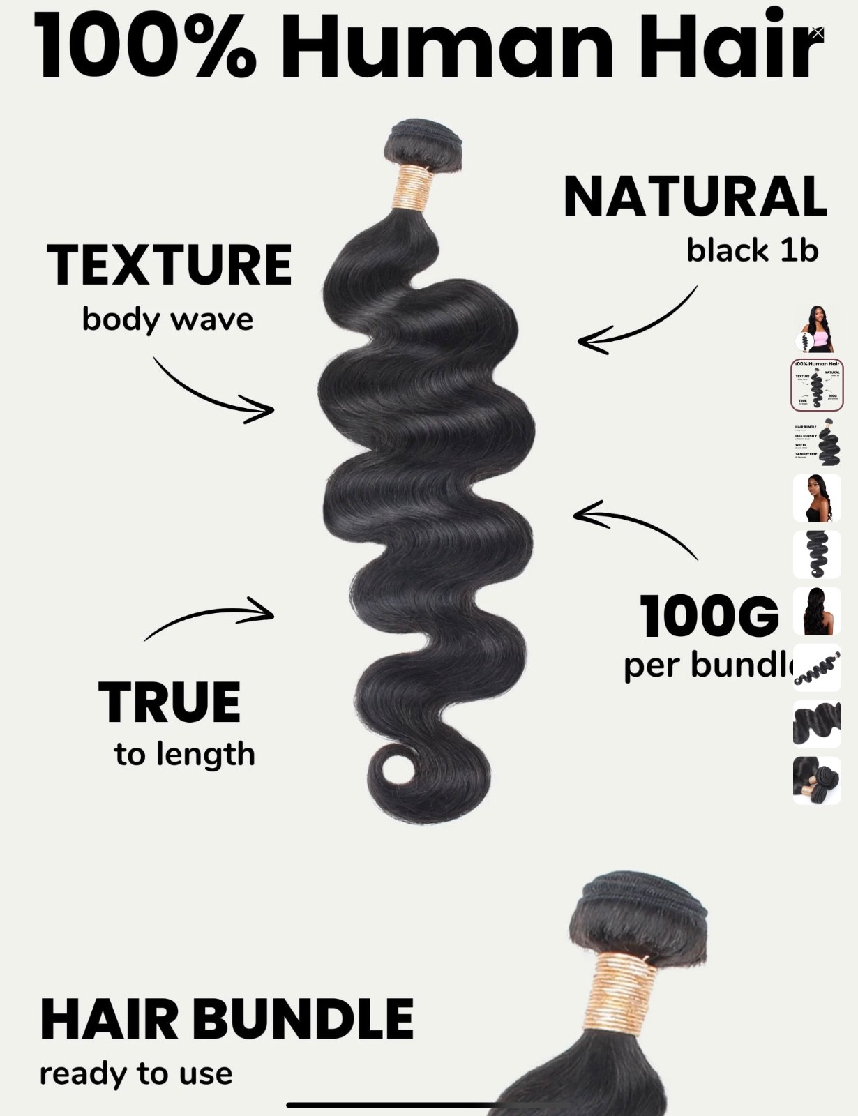 Brazilian Body Wave Bundles 20,22,24inch