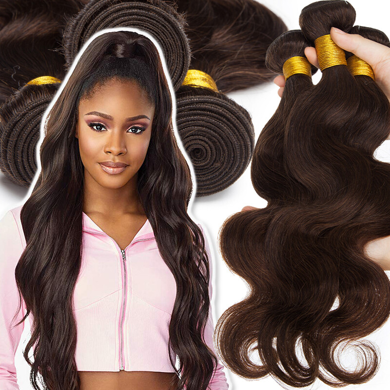 Cambodian Raw Hair Sewing Weaving Bundles Weft Virgin Remy Human Hair Extensions