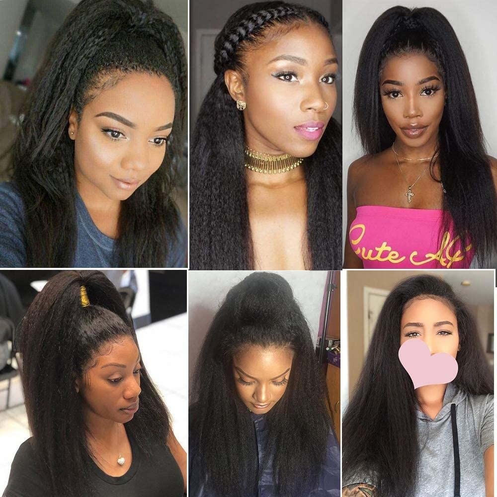 Mamart Yaki Straight Human Hair Weave Bundles Kinky Straigh Bundles 26 28 30