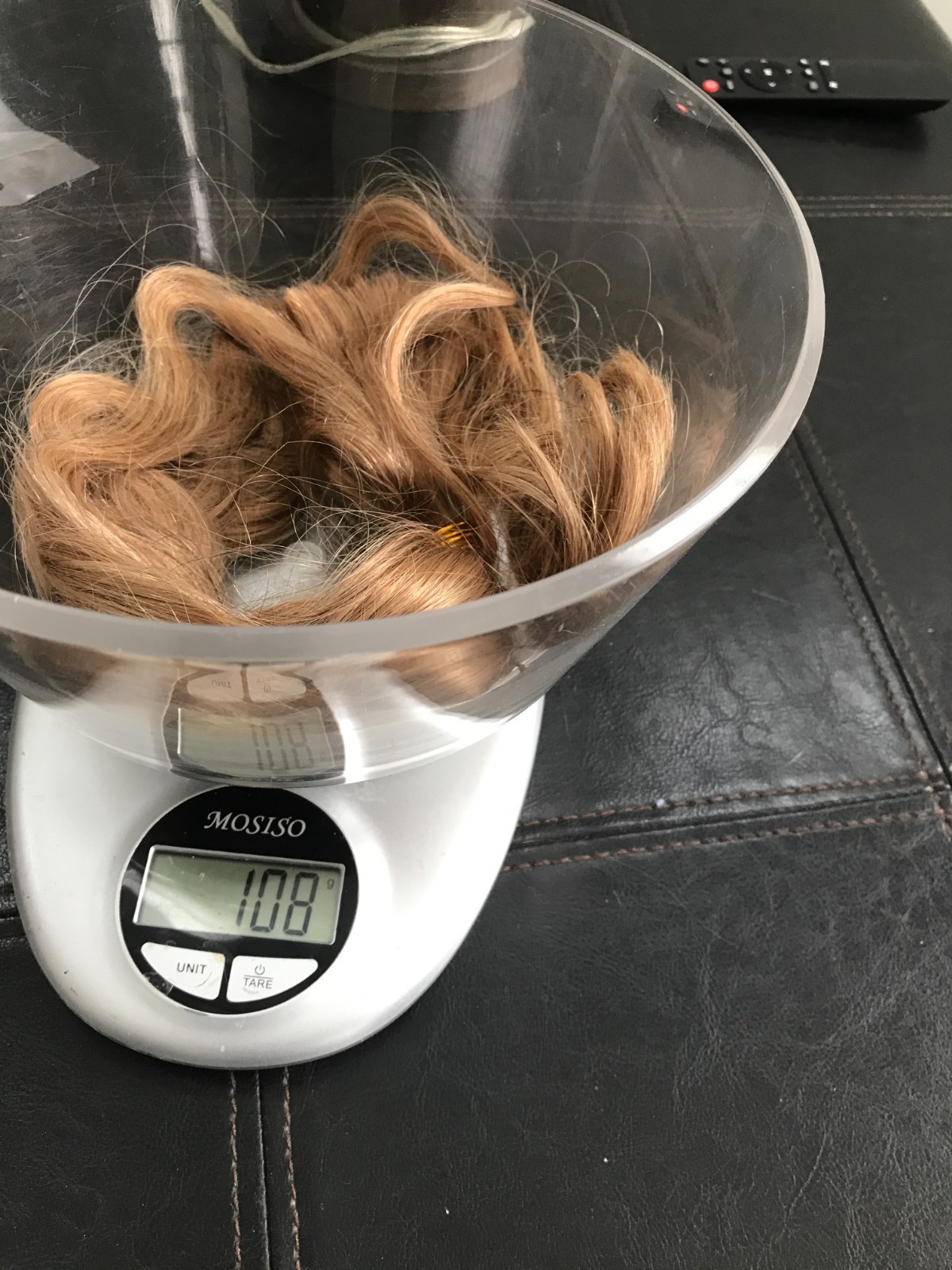 Bulk Human Hair for Braiding (Leftover) 22 inch 108 gram