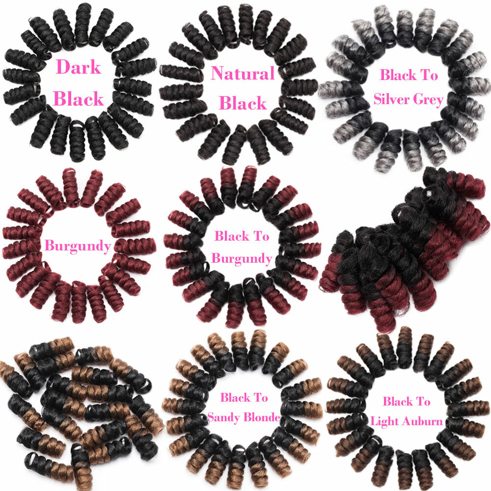Jamaican Bounce Crochet Braiding Hair Extensions Toni Curls Spring Curly US Hot