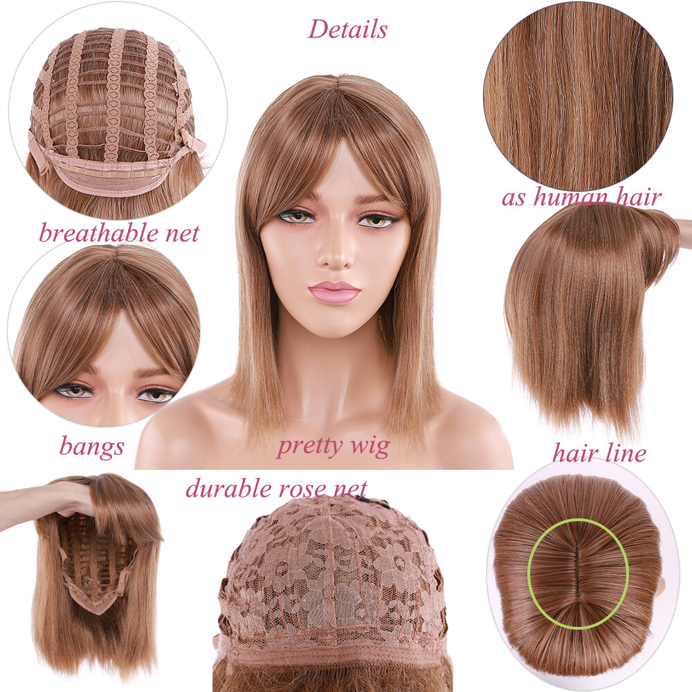 Women Girls Wigs Fashion Daily Party Cosplay Curly Straight Wavy Hair Wigs Hair