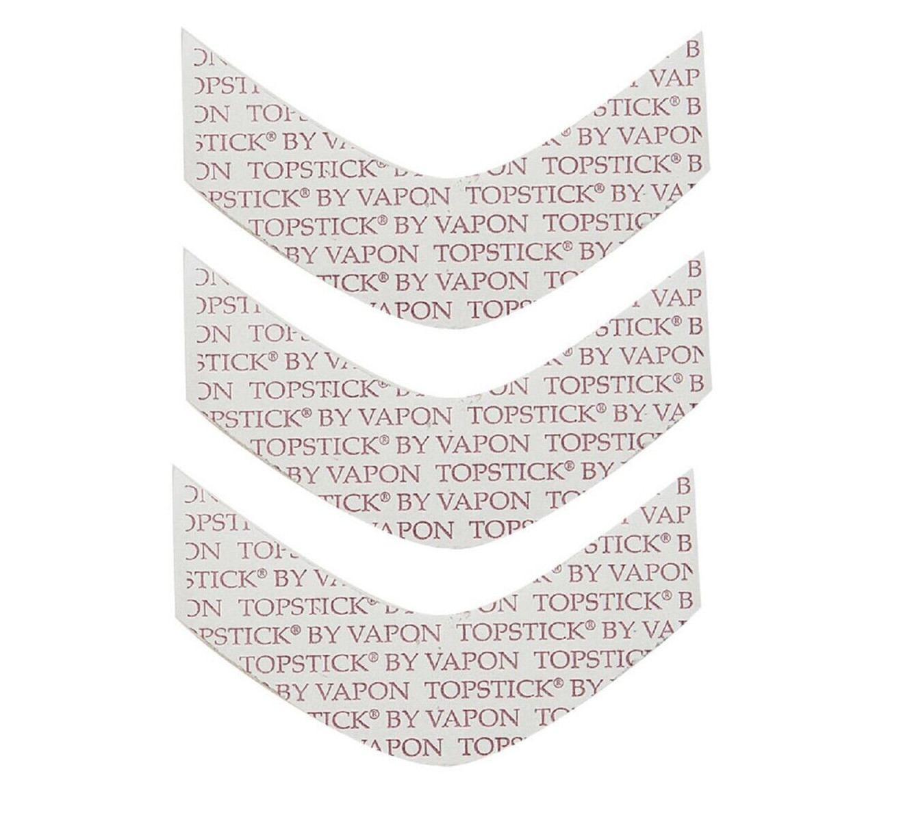Vapon Topstick Plus Mens Grooming Tape (TSPB25)-B Curve Double sided Clear-25 Pc