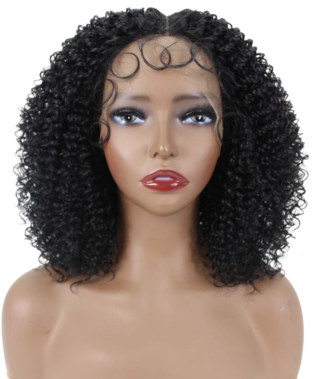 LUXLUXE Breanna 13.5”Mid-part Lace Front Stylish Bouncy Loose Caurls Wig BL-0149