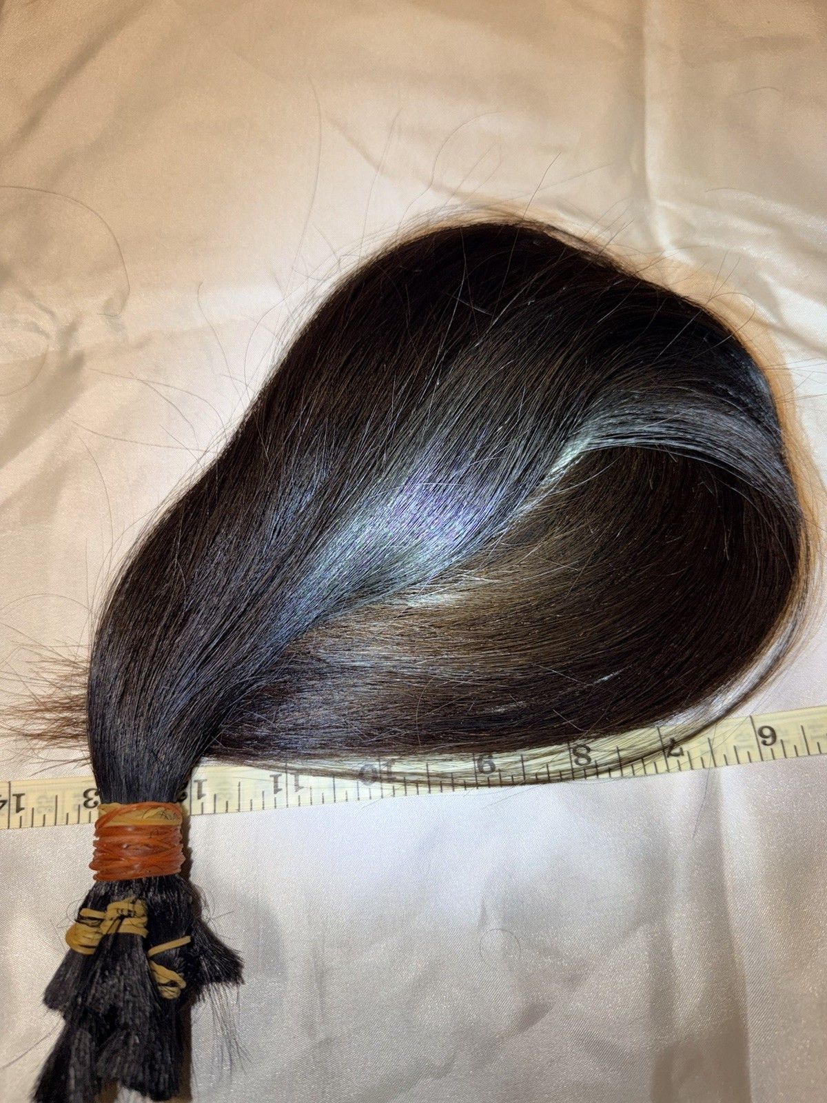 22 Inch, 85g Beautiful Human Hair Cut Ponytail, Fresh From Salon Single Donor. 2