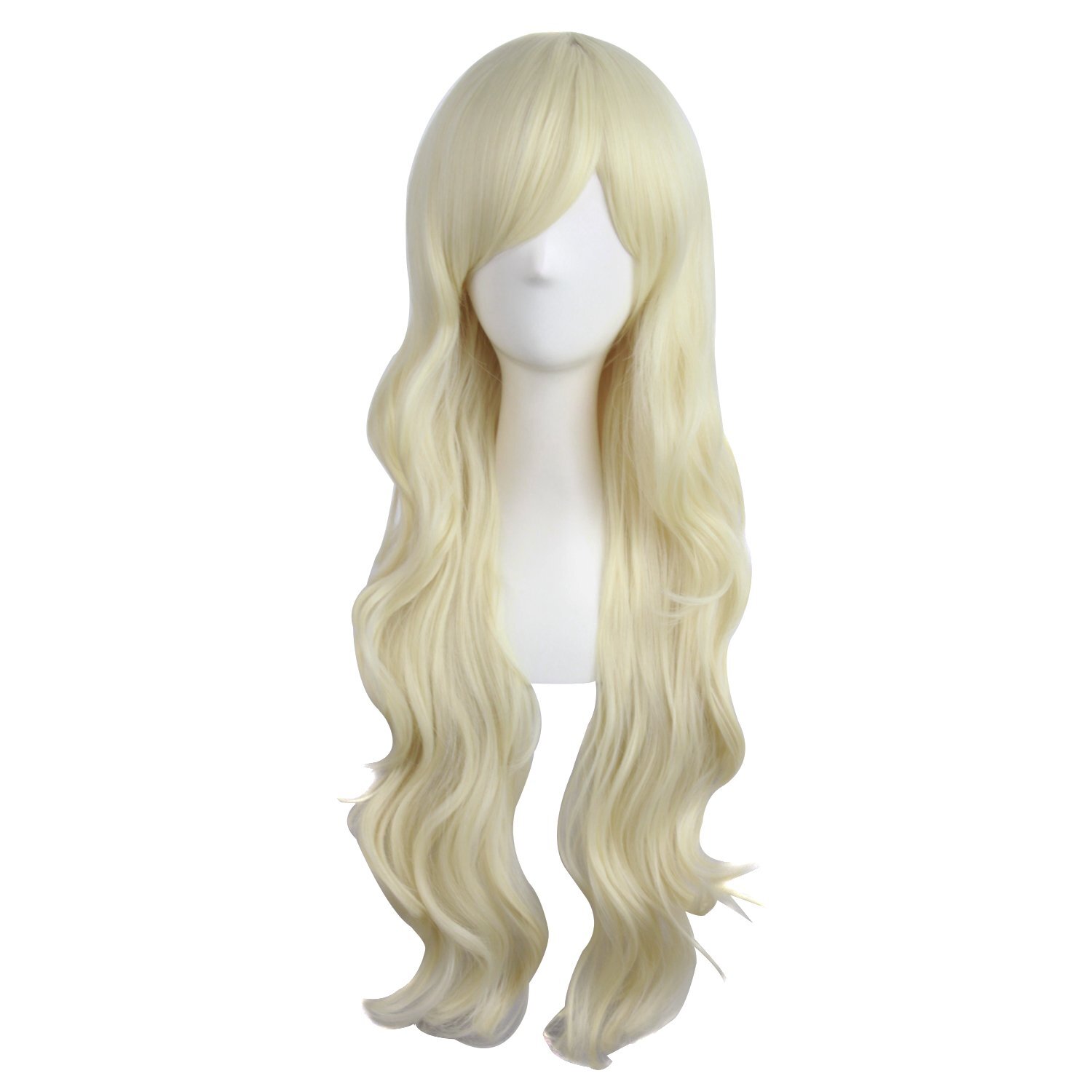 Party Hair Anime Wigs Full Hair Wavy Full Wig Hair 28″ Long Brown Loose Curly