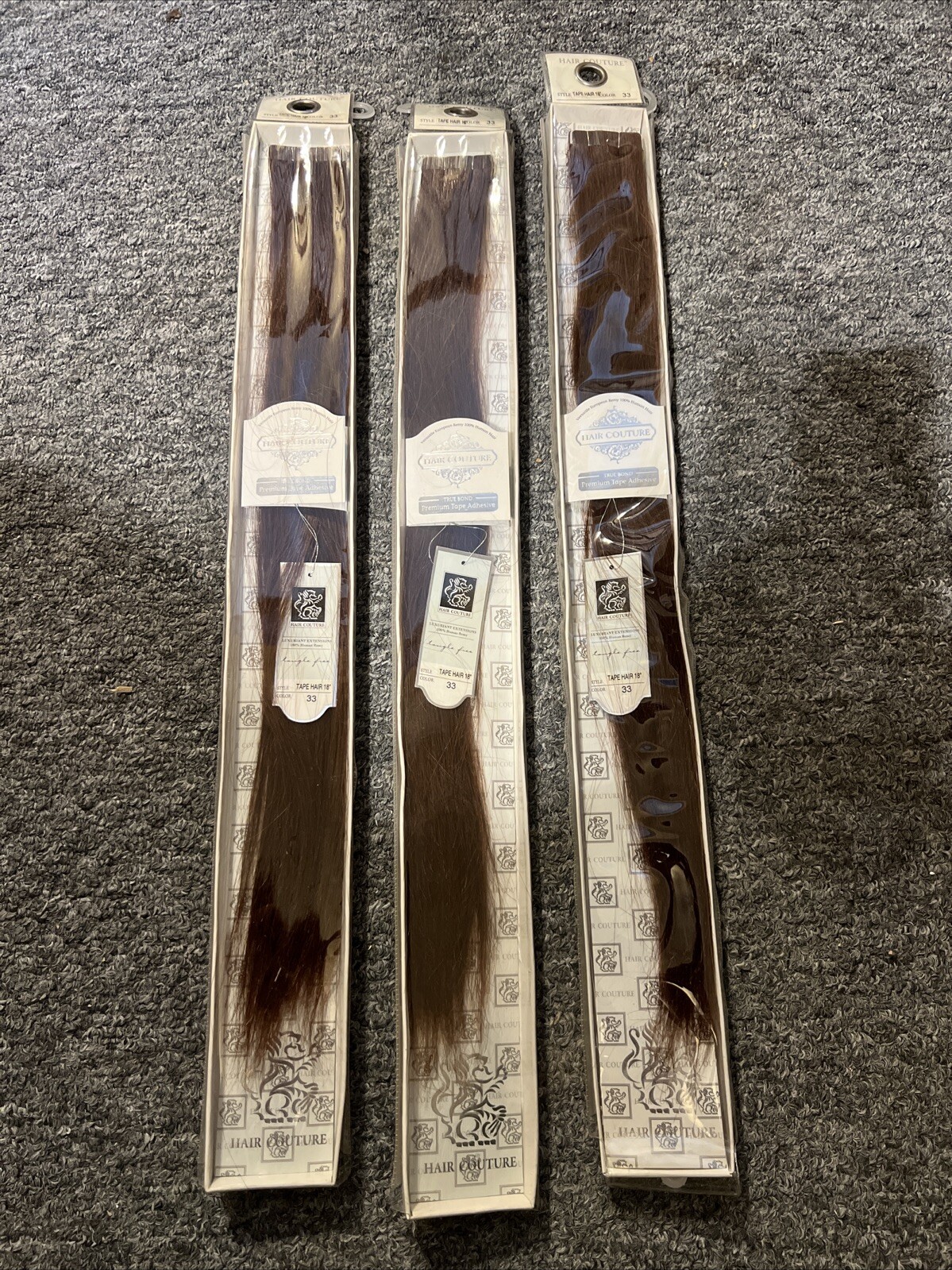 3 Pack Hair Couture hair extensions 18” Color #33