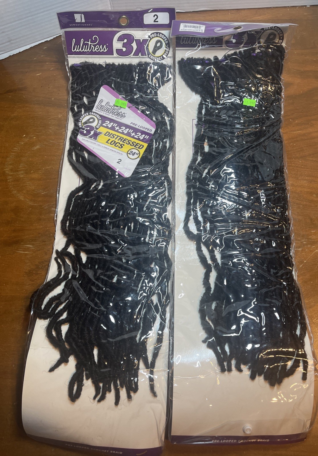 LULUTRESS 3x Pre Looped Crochet Braid 24”