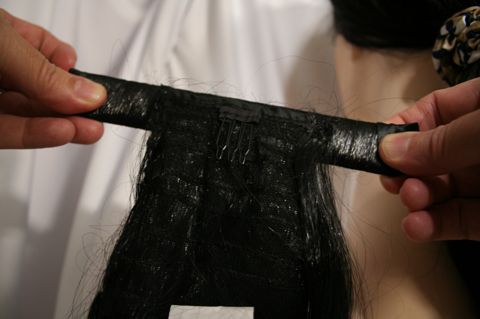 24″ Fashion 38320 Pony Tail Clip Wrap Extension black straight woman girl hair