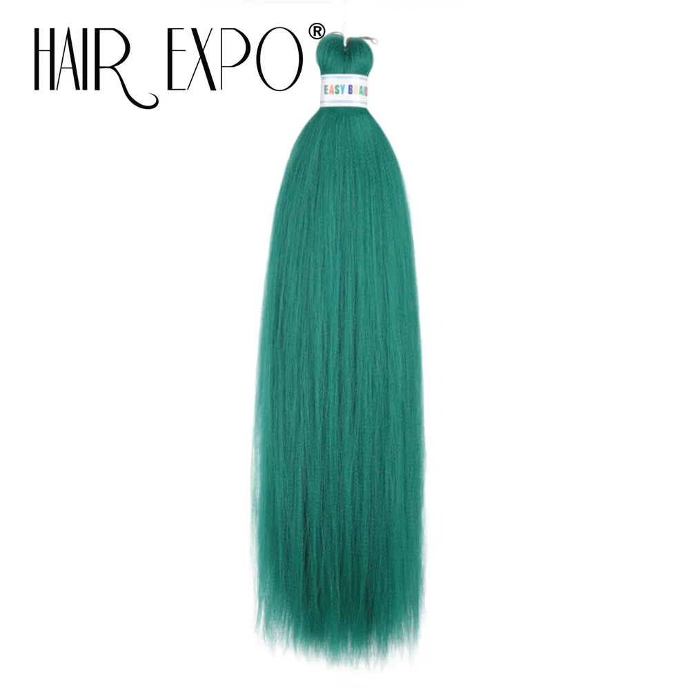 Purple Pre Stretched Braiding Hair Extensions 26Inch Synthetic Jumbo Braids For