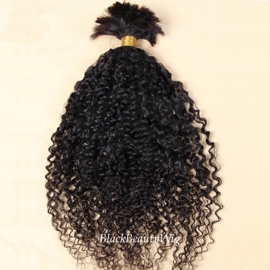 Jerry Curly Brazilian Human Hair Bulk Curly Braiding Human Bulk Hair No Weft