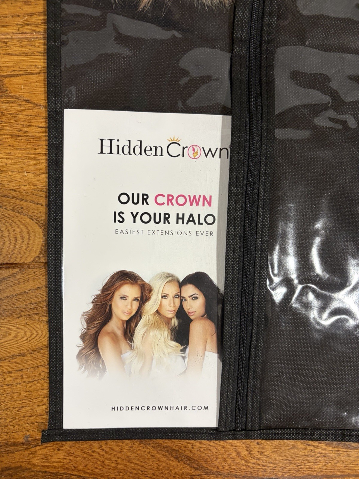 Hidden Crown 9” Clip In Extensions 3 Pieces Real Human Hair, Blonde Brown