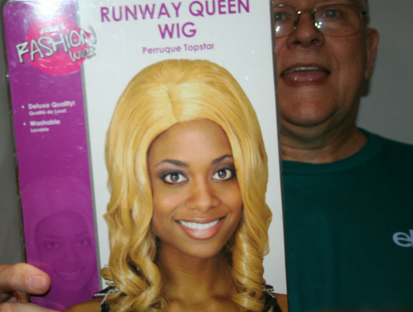 Runway Queen theatrical glamour costume hair fashion tv diva model celebrity wig