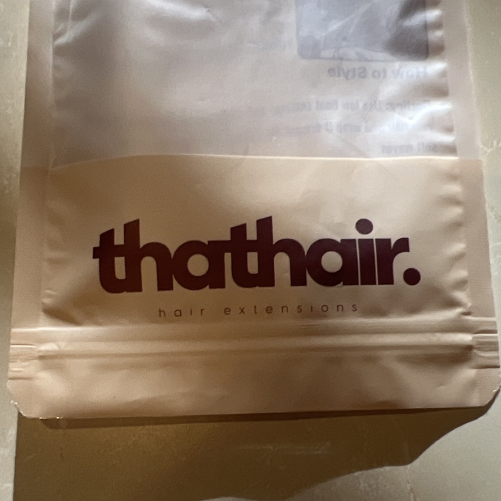 thathair. AM01 12″ Bahama Beige Clip-In Wavy Synthetic Hair Extension