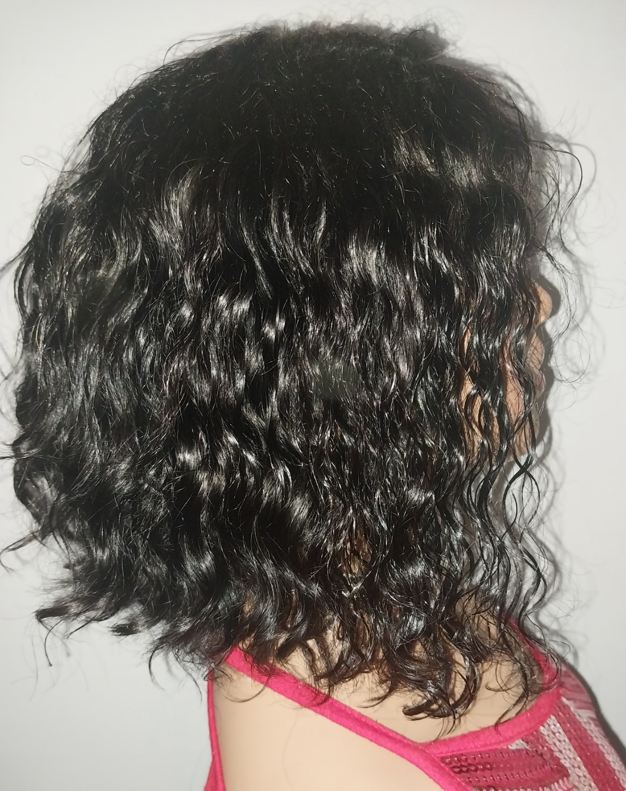 Human Hair Water Wave Wig Bob