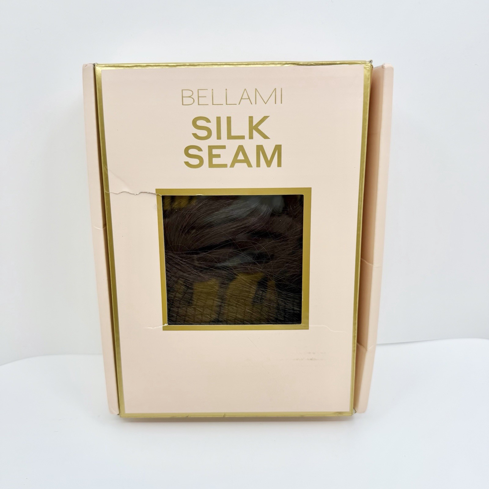 BELLAMI Silk Seam 26” Hair Clip In Walnut Brown #3 6 Clip In Set New Open Box