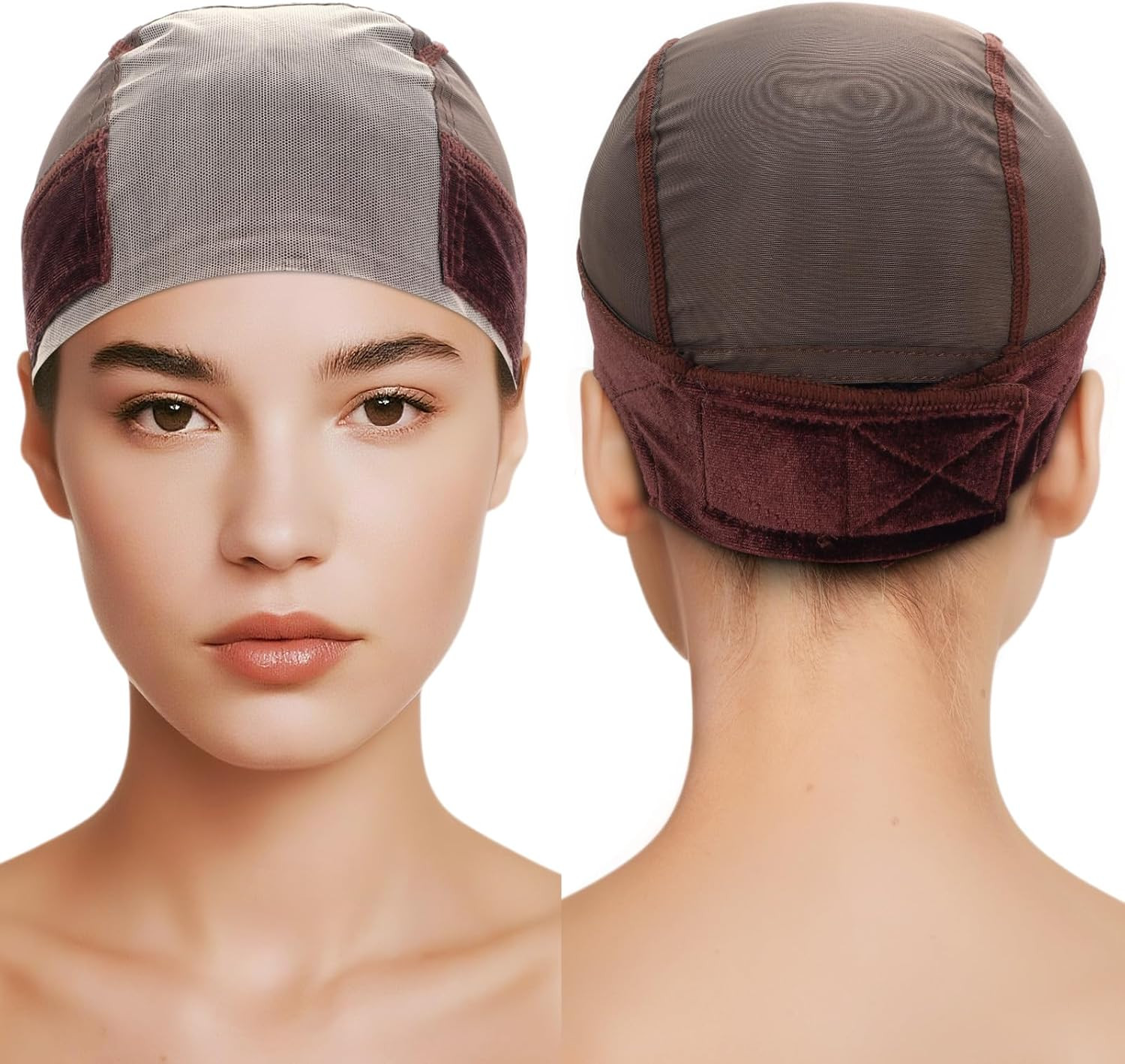 Small Size Lace Wig for Women Grip Cap Glueless Brown Adjustable…