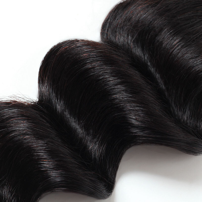 Brazilian 100% Human Hair Loose Deep Bundle 1 Piece Natural Color 10-30inch