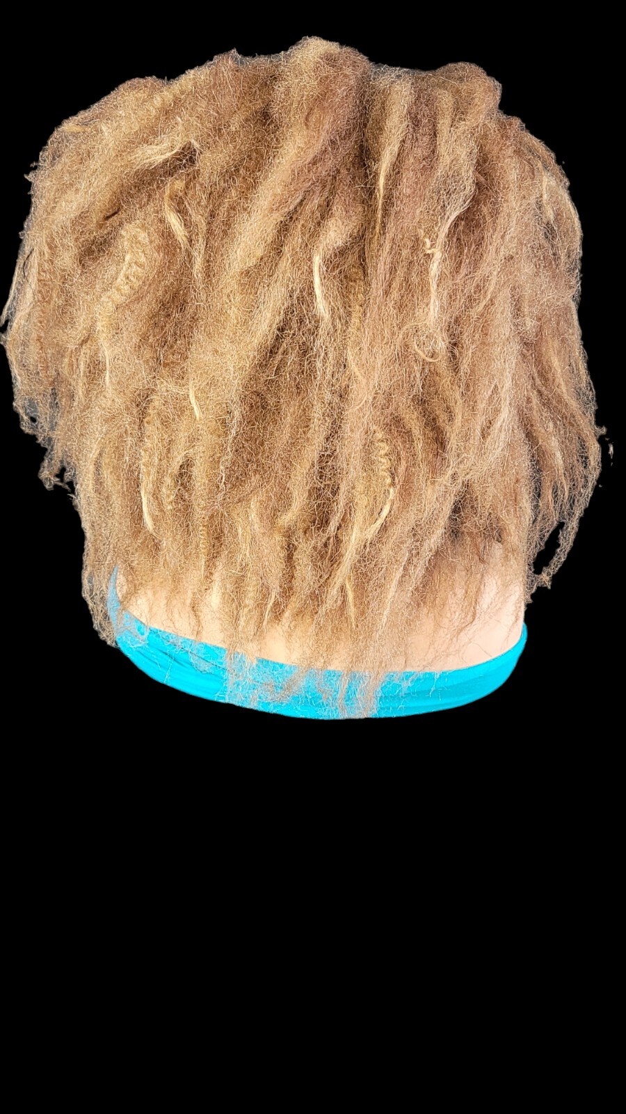 Braided Wig Short Afro Kinky Curly Auburn Brown Lace Front Glueless Baby Hair 6″