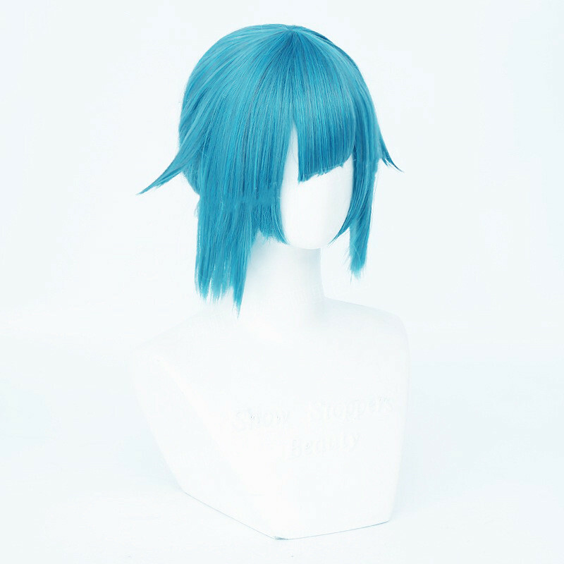 Game LOL Kid Jinx Baobao Cosplay Wig for Unisex Women Girl 60cm