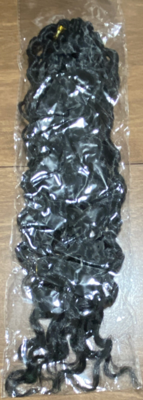 Black Curly Synthetic Crochet Loc Extensions 21-30 in with Crochet 8 Packs