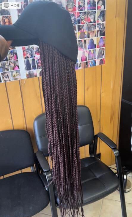 Baseball Cap Wigs With Straight Curly Braid Twist Locks Hairstyle Adjustable Hat