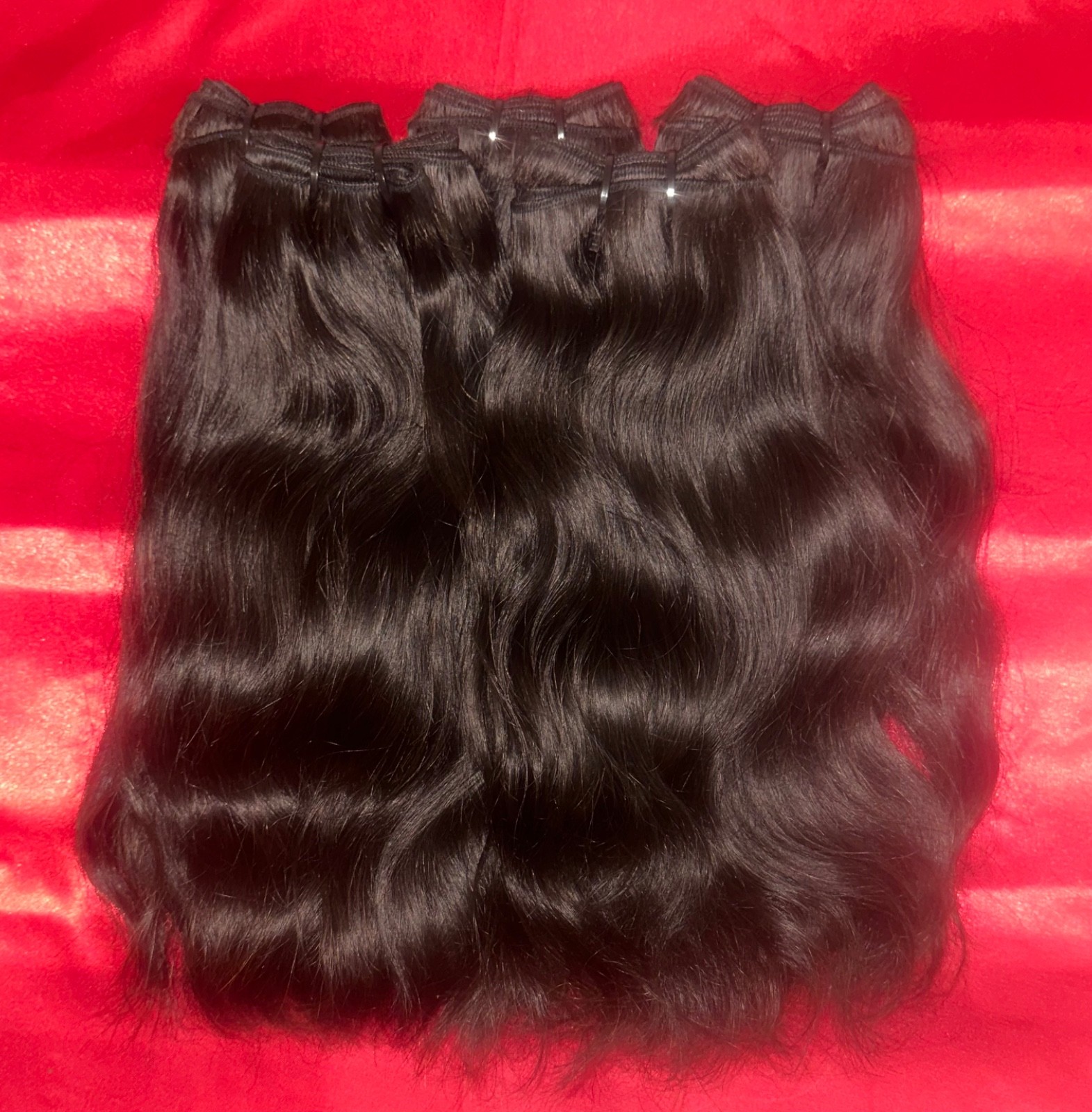 Cambodian Cuticle Aligned Raw Double Drawn, 5 Bundles