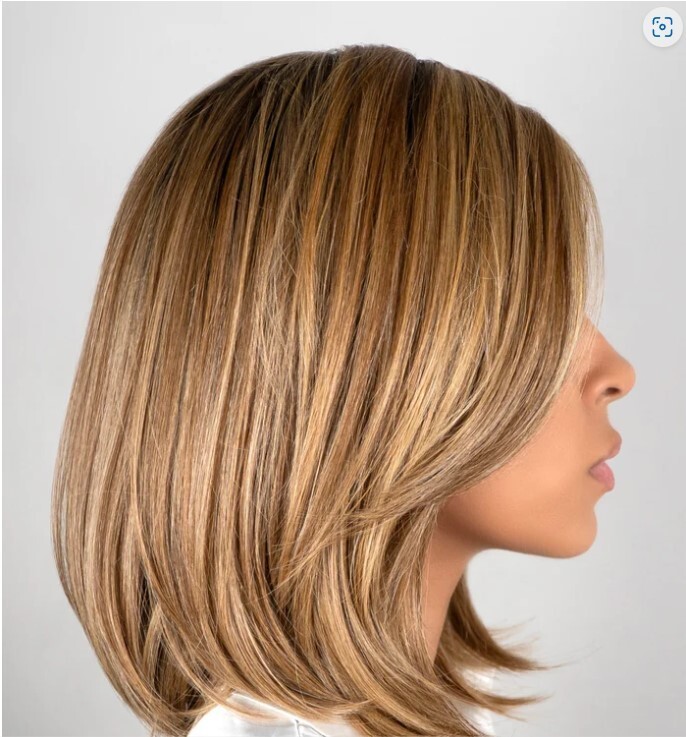 Rene of Paris Layered Bob Wig Lace Front Brown Coffee Latte Alexander Couture