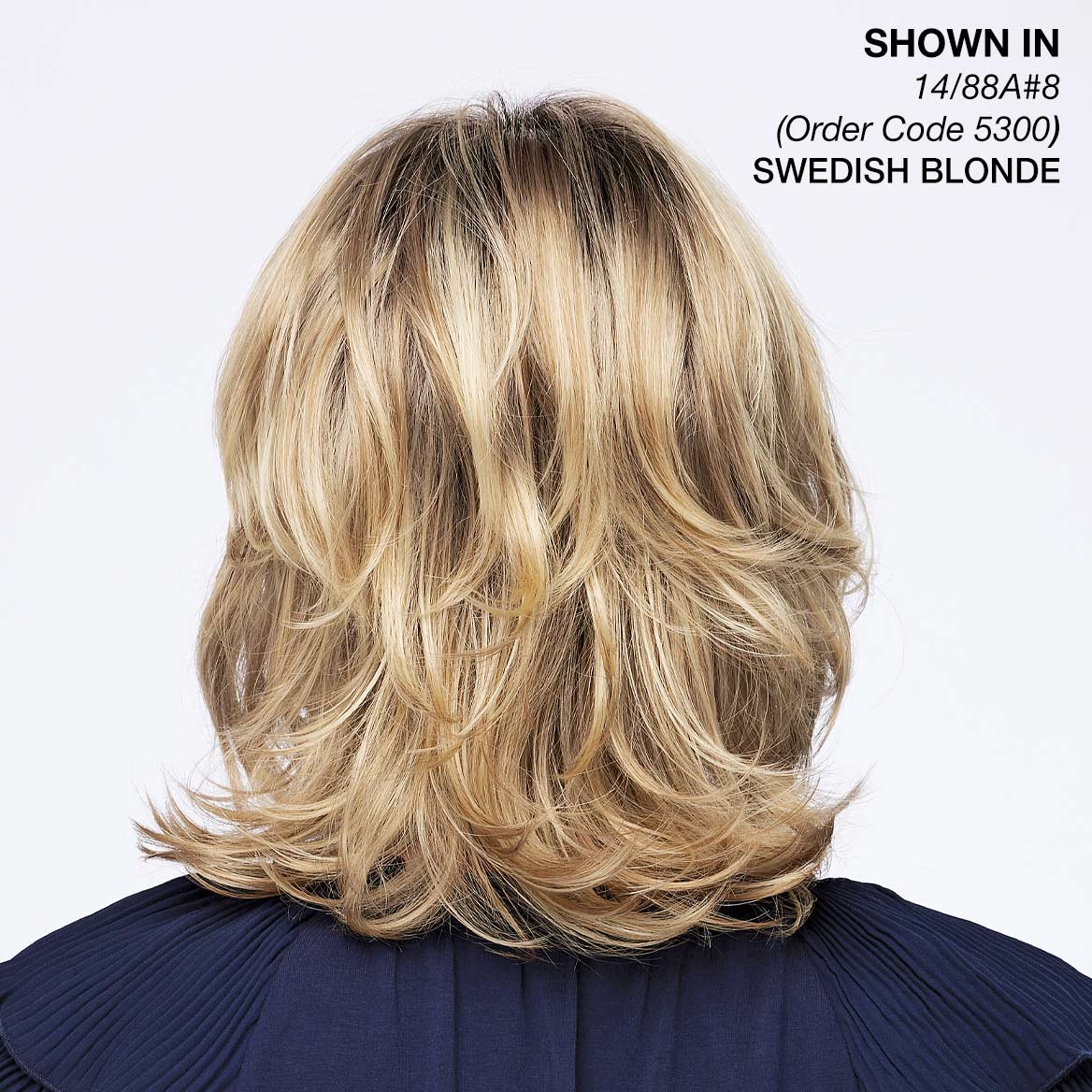 Rooted Euro Collection WhisperLite® Meadow Wig, Swedish Blonde, Average