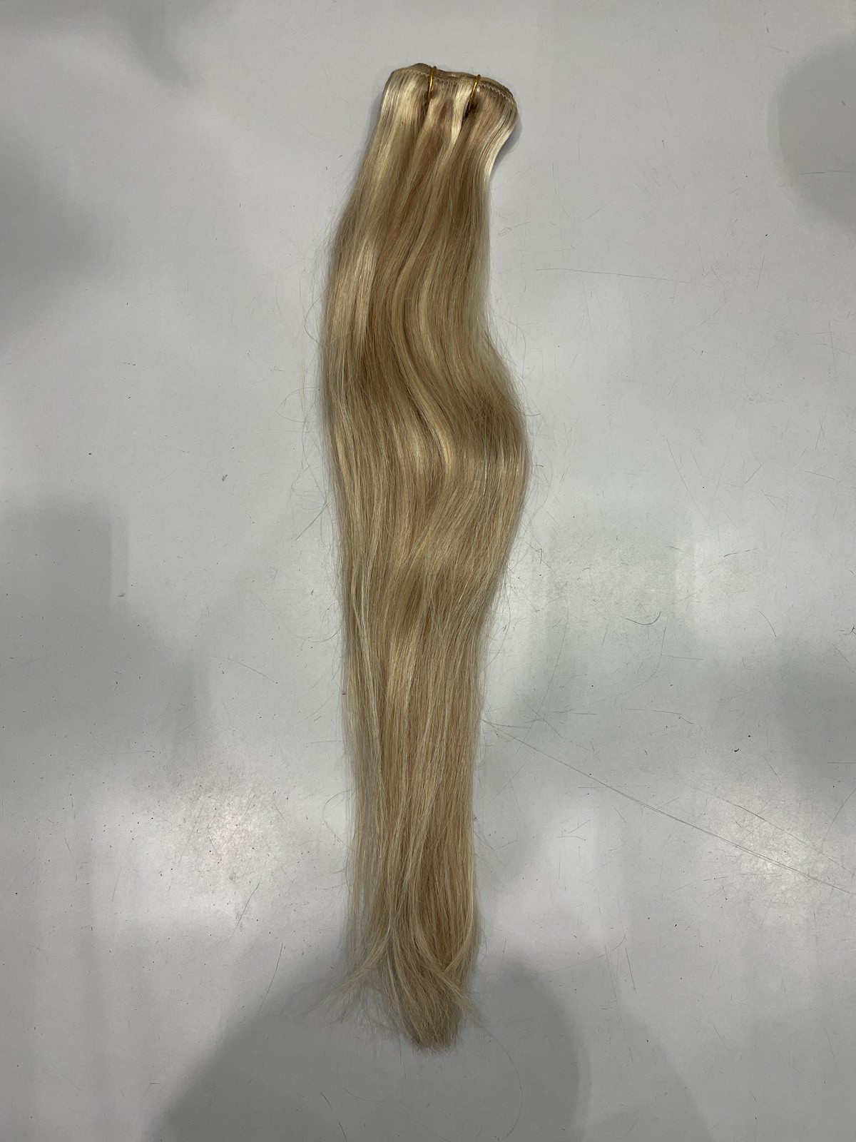 Goo Goo Light Blonde Highlights Classic Clip-In Human Hair Extensions 22″ 7pcs