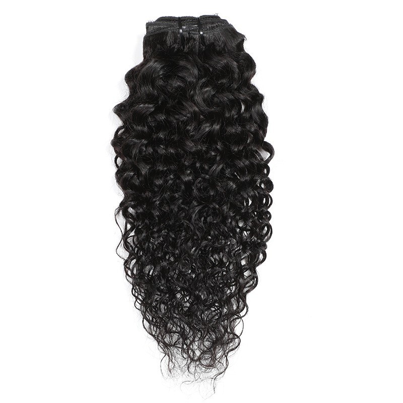 8pcs/Set Brazilian Deep Wave Human Hair Clips In Hair Extensions for Black Women