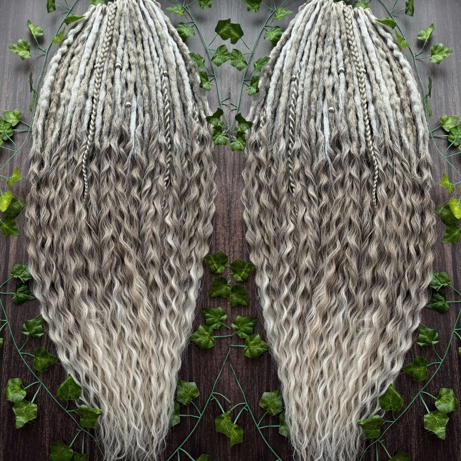 New Set Viking Style Cool Shades Textured Dreadlocks Curls Root Extra Length