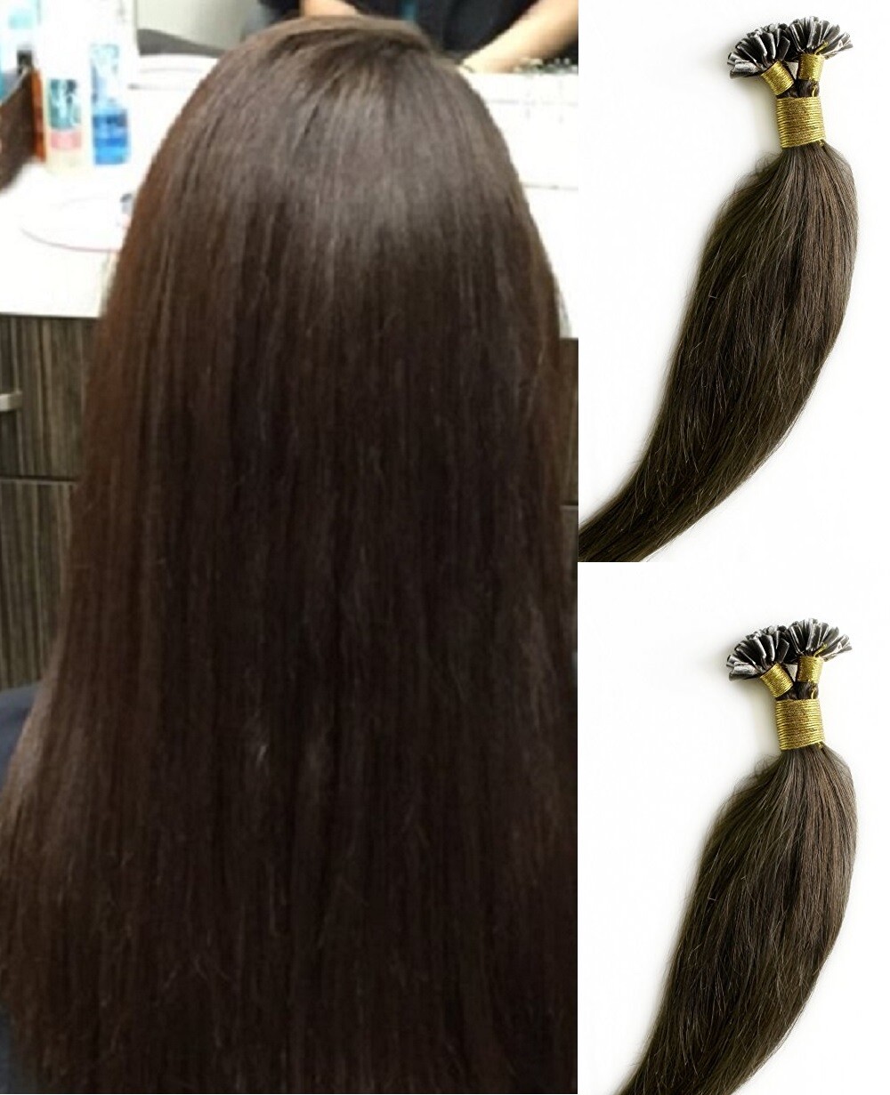 18″,22″ 100grs,100s,U Tip (Nail Tip) Fusion Remy Human Hair Extensions #2