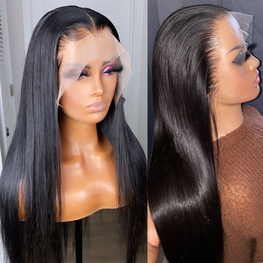 Silk Top Full Lace Wig Pre Plucked Brazilian Silk Base Full Lace Human Hair Wig