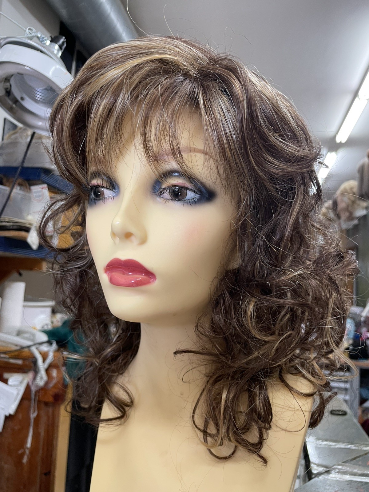 JESSICA WIG Estetica R8/26H Gold Brown+GoldBlond Hi Stretch Capless-Open Wefted